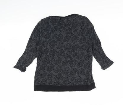 Womens UK Size 14 Dorothy Perkins Grey Pullover Jumper