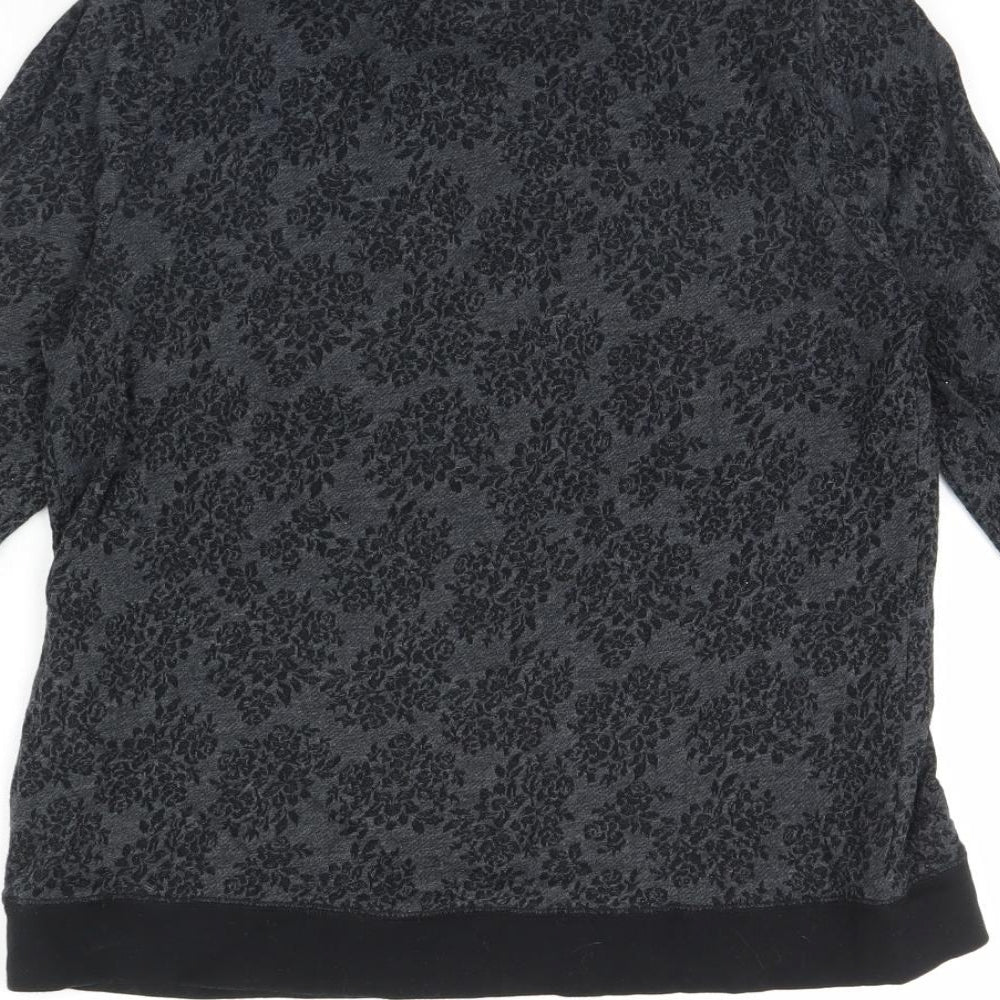 Womens UK Size 14 Dorothy Perkins Grey Pullover Jumper