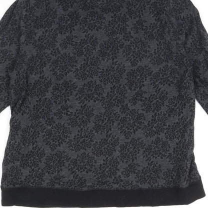 Womens UK Size 14 Dorothy Perkins Grey Pullover Jumper