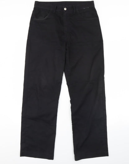 Womens UK Size 34 in Preworn Regular Fit  Black Trousers