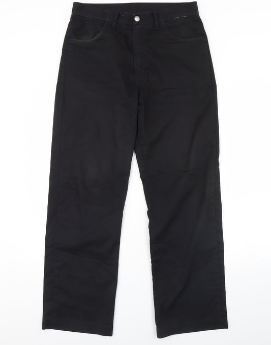 Womens UK Size 34 in Preworn Regular Fit  Black Trousers