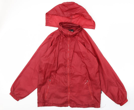 mountainpack Womens Red   Rain Coat Coat Size M