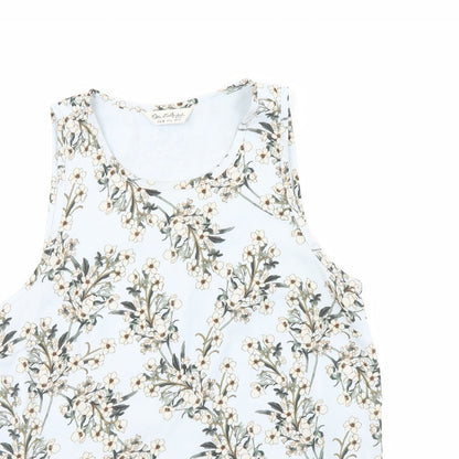 Womens UK Size 10 Miss Selfridge Green Basic Tank