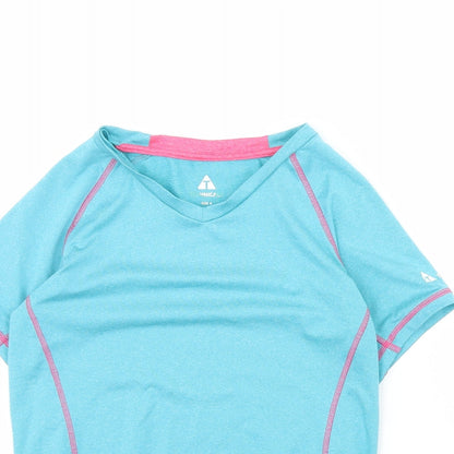 Technical Womens Blue   Basic T-Shirt Size 8