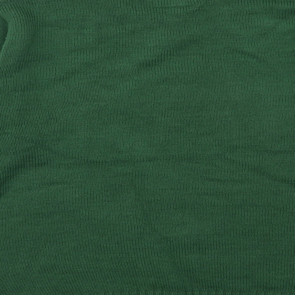 Preworn Mens Green  Knit Pullover Jumper Size L