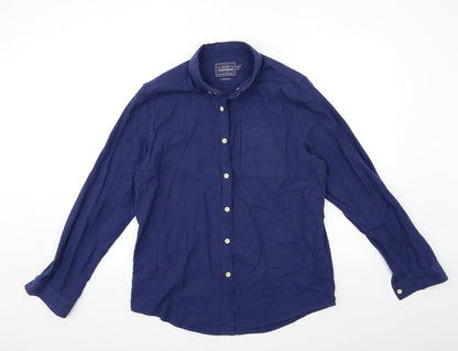 Topman Mens Blue    Button-Up Size L