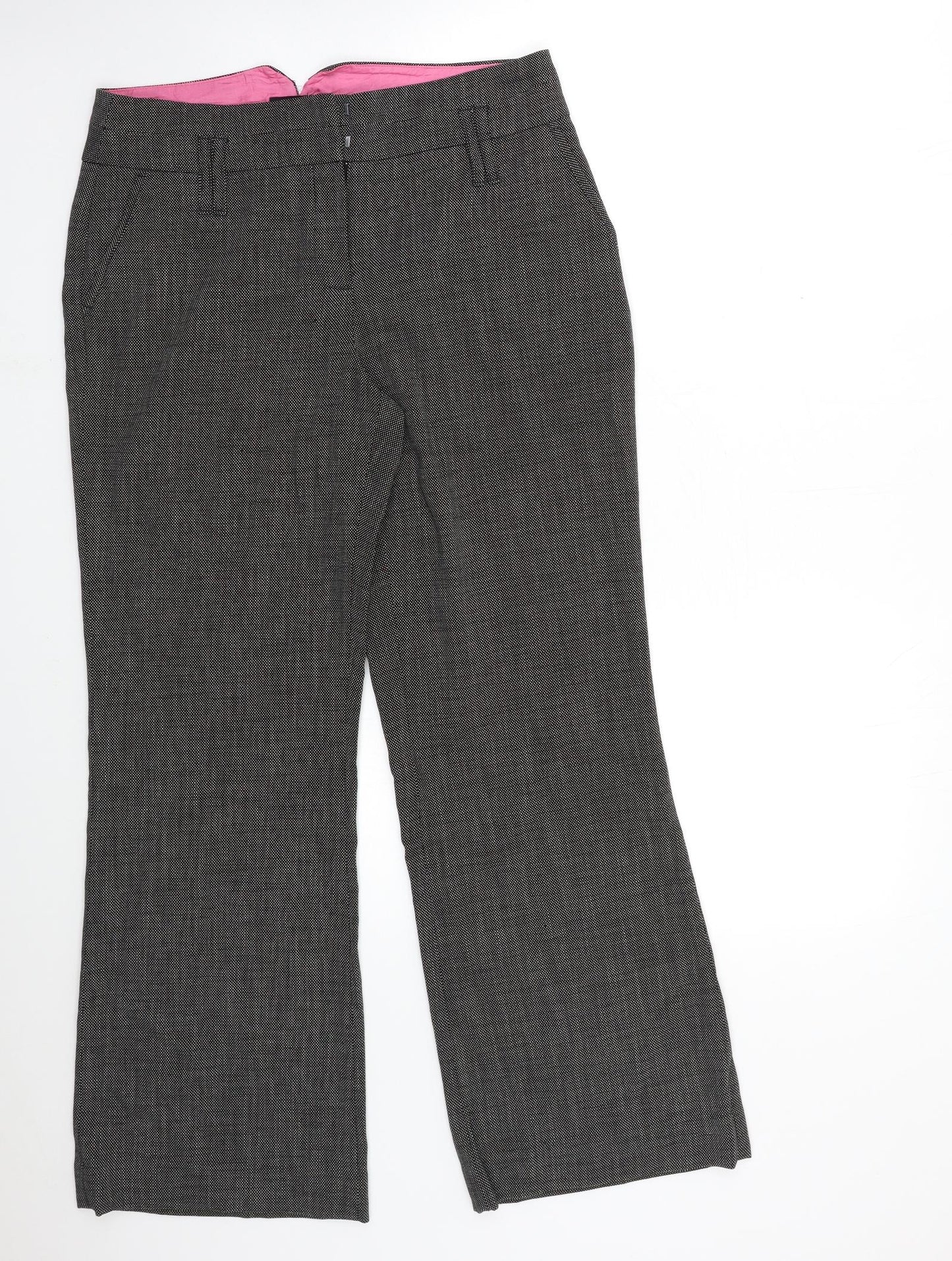 Womens UK Size 31 in NEXT Regular Fit  Black Trousers