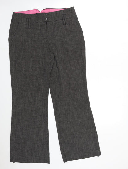 Womens UK Size 31 in NEXT Regular Fit  Black Trousers