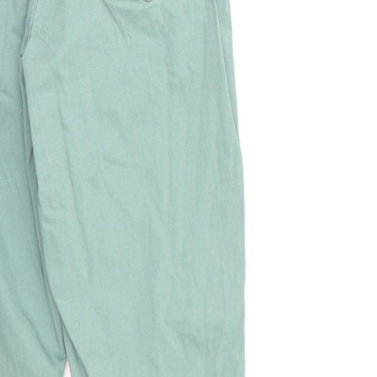 TU Womens Green  Denim Straight Jeans Size 12 L30 in