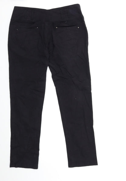 Womens UK Size 30 in Preworn Regular Fit Skinny Black Jeans