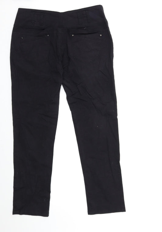 Womens UK Size 30 in Preworn Regular Fit Skinny Black Jeans