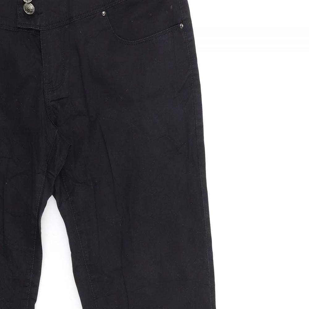 Womens UK Size 30 in Preworn Regular Fit Skinny Black Jeans