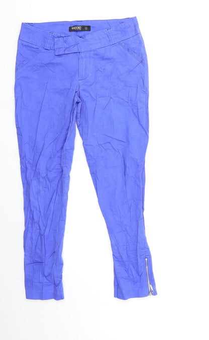 raged Womens Blue   Trousers  Size 8 L25 in