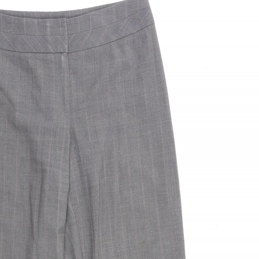 Womens UK Size 12 Marks and Spencer Regular Fit  Grey Trousers