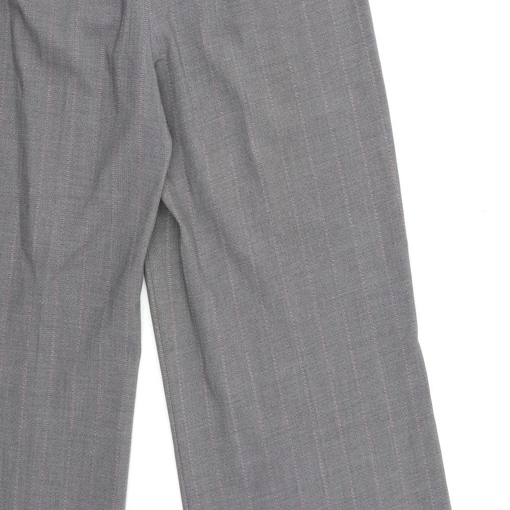 Womens UK Size 12 Marks and Spencer Regular Fit  Grey Trousers