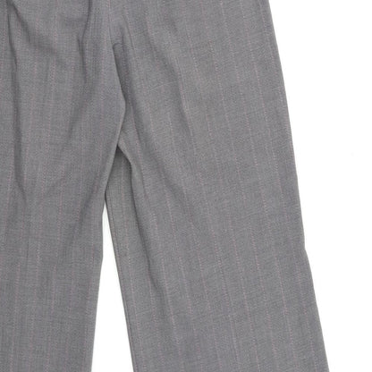 Womens UK Size 12 Marks and Spencer Regular Fit  Grey Trousers