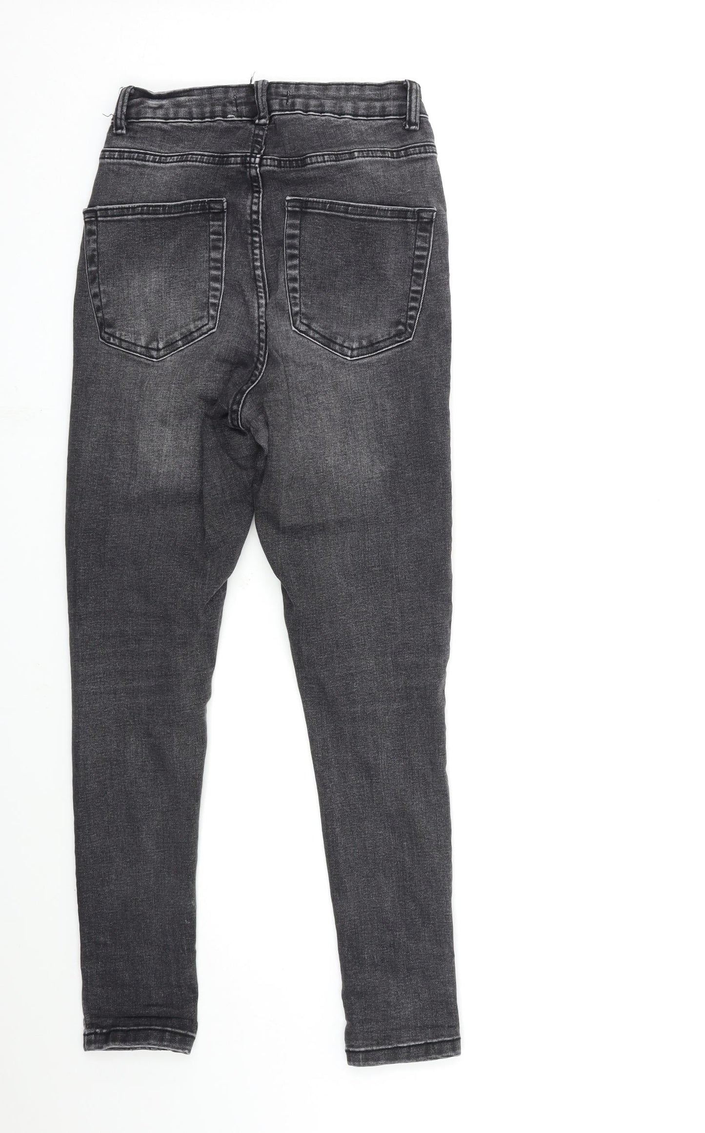 Denim & Co. Womens Black  Denim Skinny Jeans Size 8 L26 in