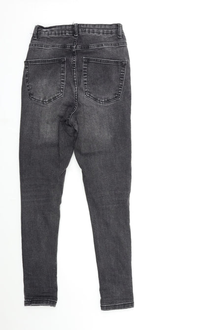 Denim & Co. Womens Black  Denim Skinny Jeans Size 8 L26 in