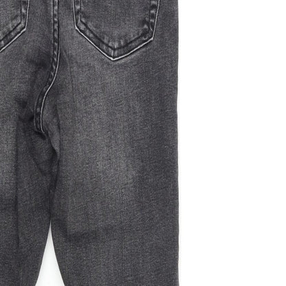 Denim & Co. Womens Black  Denim Skinny Jeans Size 8 L26 in