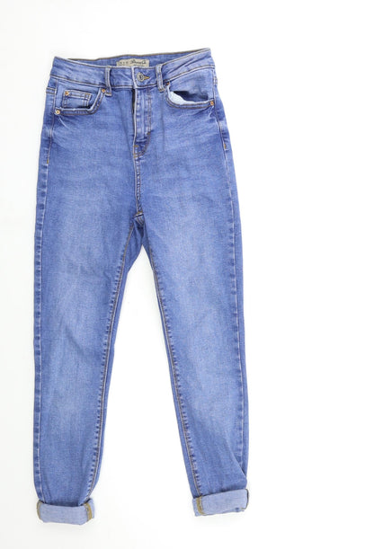 Denim & Co. Womens Blue  Denim Skinny Jeans Size 8 L23 in