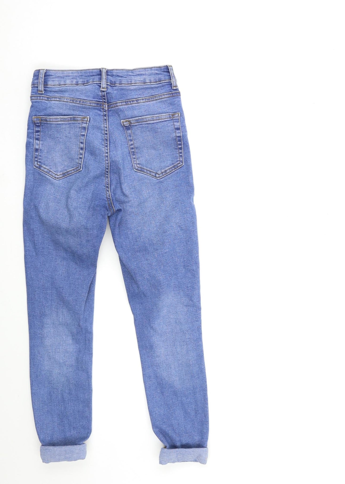 Denim & Co. Womens Blue  Denim Skinny Jeans Size 8 L23 in