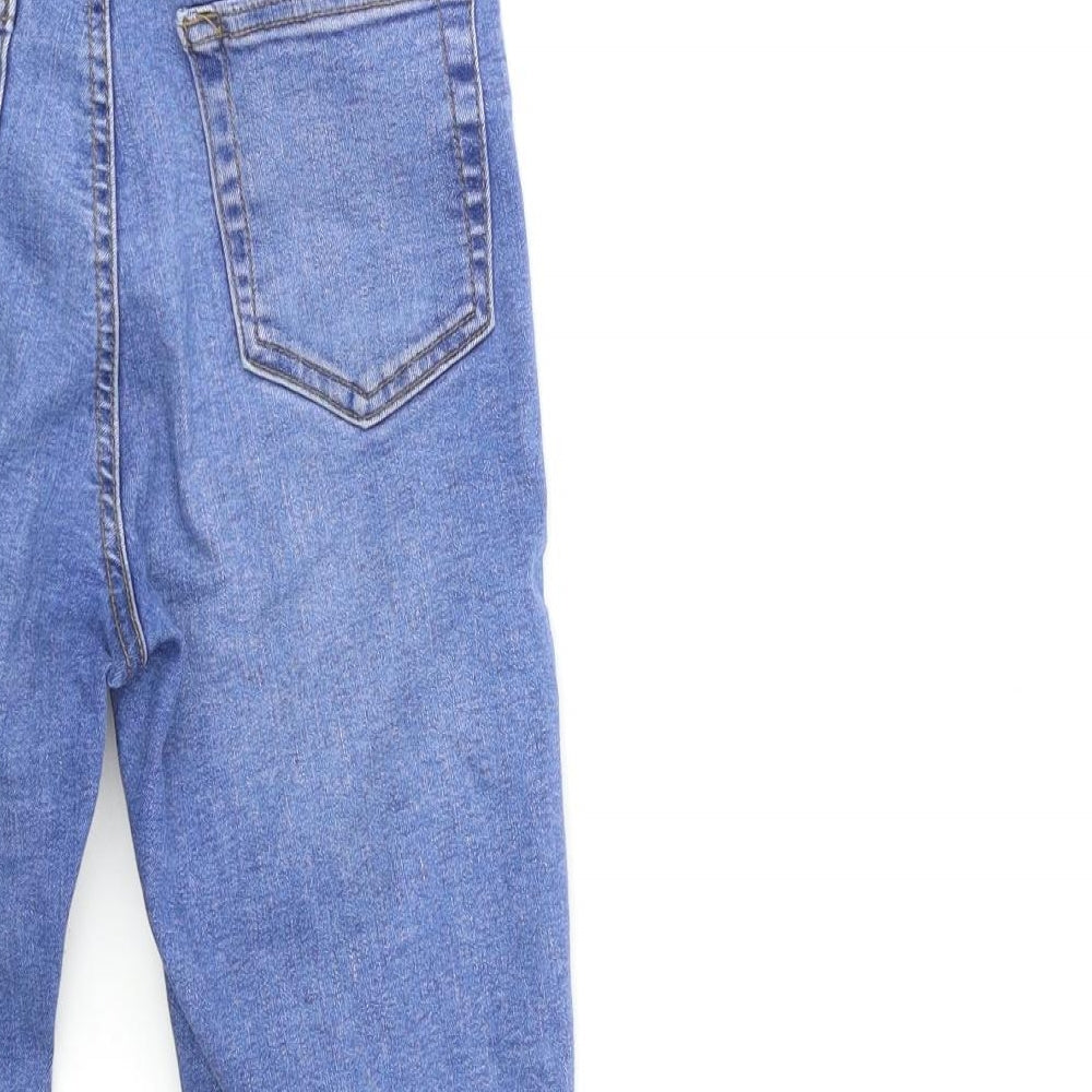 Denim & Co. Womens Blue  Denim Skinny Jeans Size 8 L23 in