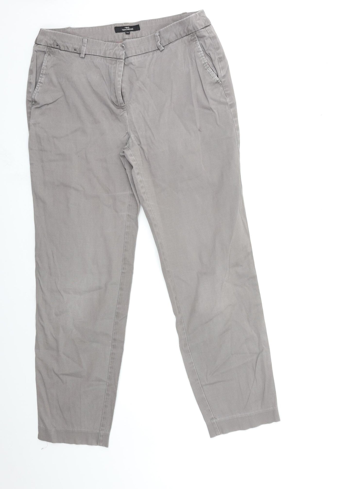 NEXT Womens Grey   Skinny Jeans Size 12 L28 in