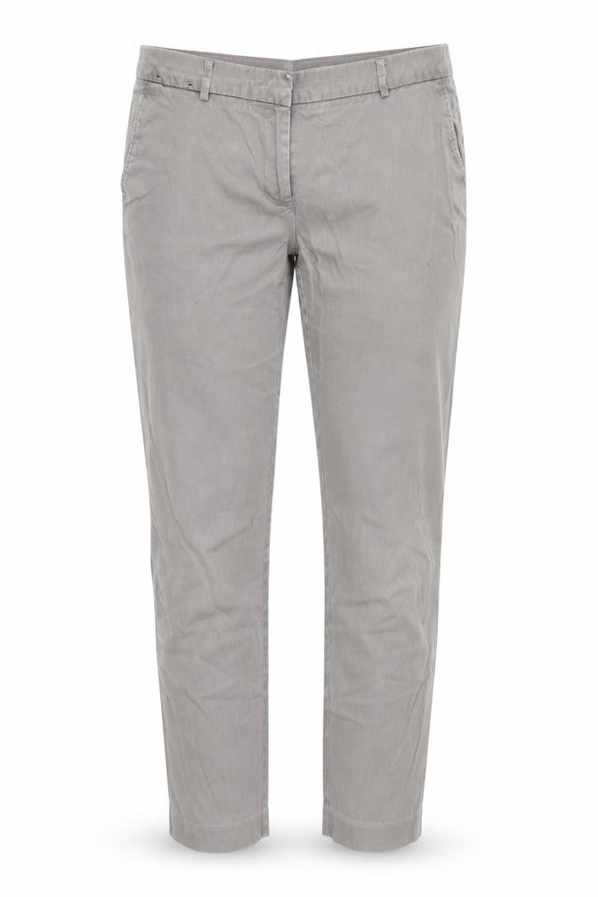 Front view of Next women’s grey skinny jeans, size UK 12, 28-inch leg