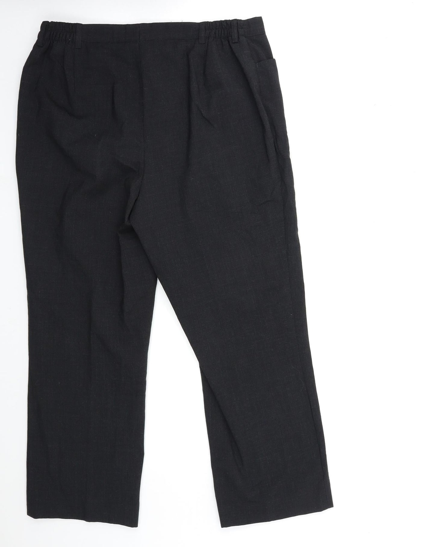 Mens UK Size 32 in warbush Regular Fit  Black Trousers