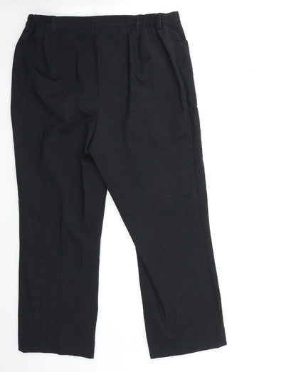 Mens UK Size 32 in warbush Regular Fit  Black Trousers