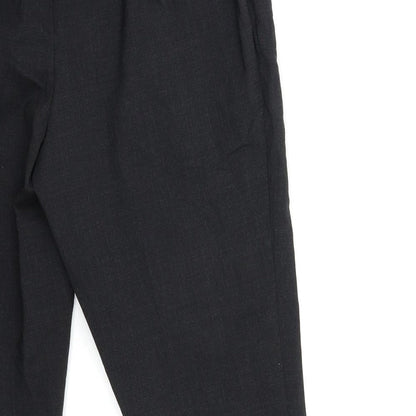Mens UK Size 32 in warbush Regular Fit  Black Trousers