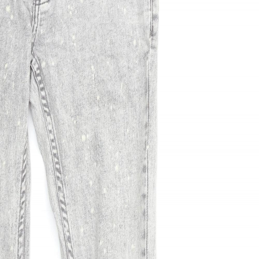 Exclusive Style Womens Grey  Denim Skinny Jeans Size 28 in L31 in