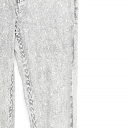 Exclusive Style Womens Grey  Denim Skinny Jeans Size 28 in L31 in