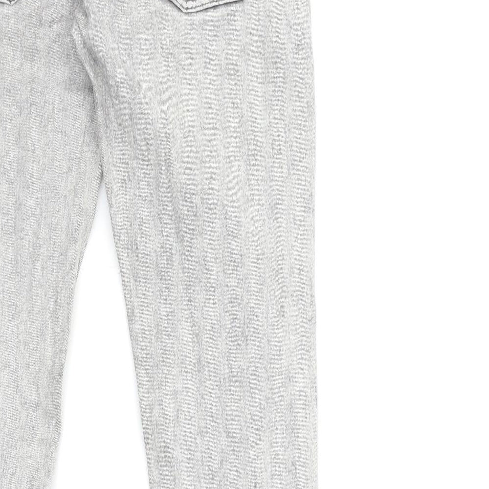 Exclusive Style Womens Grey  Denim Skinny Jeans Size 28 in L31 in