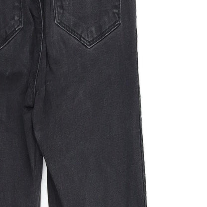 Womens UK Size 23 in Preworn Regular Fit Skinny Black Jeans