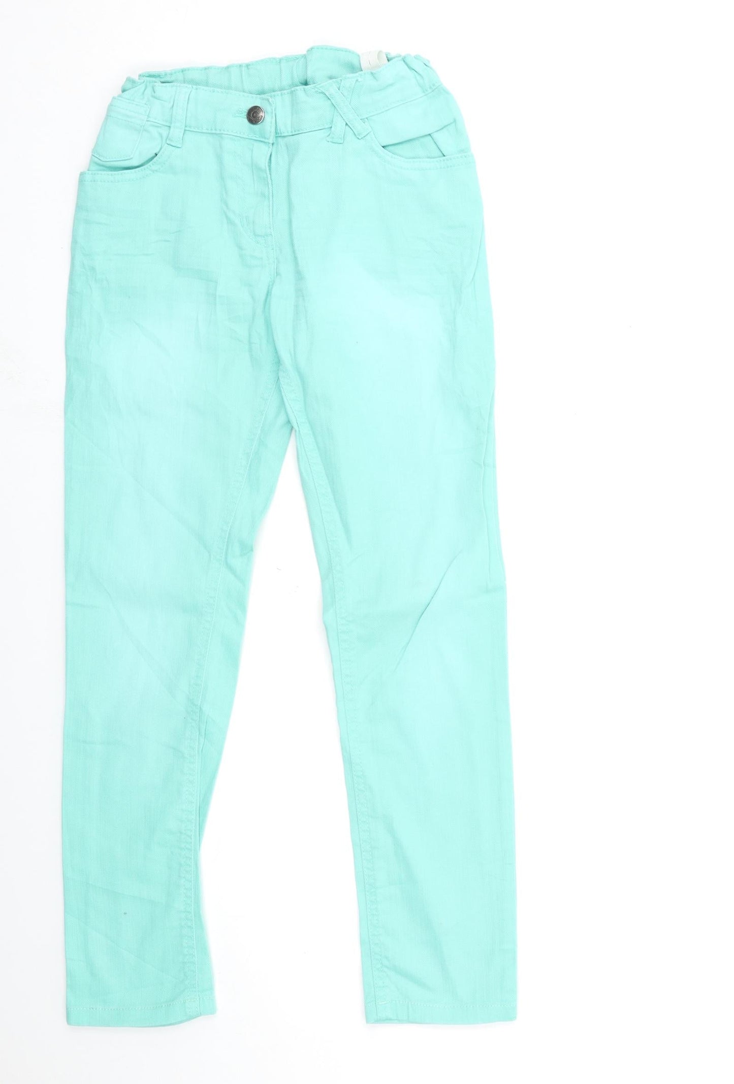 Yigga Girls Green  Denim Skinny Jeans Size 12-13 Years