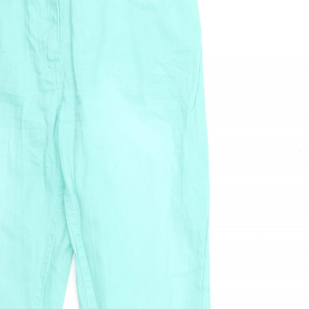 Yigga Girls Green  Denim Skinny Jeans Size 12-13 Years