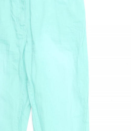Yigga Girls Green  Denim Skinny Jeans Size 12-13 Years
