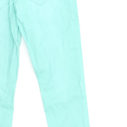 Yigga Girls Green  Denim Skinny Jeans Size 12-13 Years