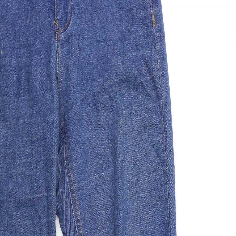 Womens UK Size 8 SINSAY Regular Fit Skinny Blue Jeans