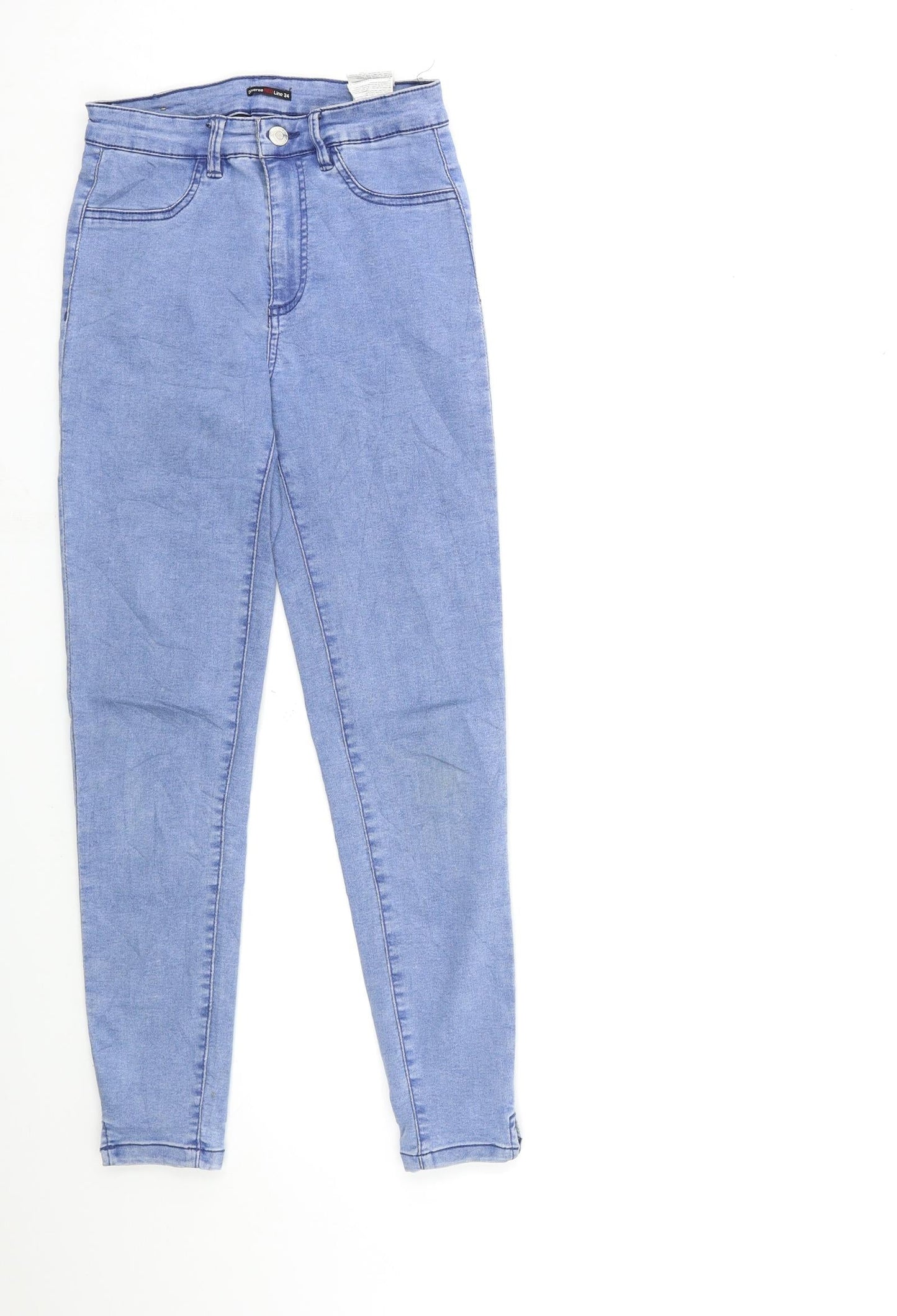 Womens UK Size 6 Diverse Regular Fit Skinny Blue Jeans