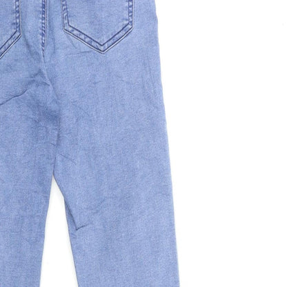 Womens UK Size 6 Diverse Regular Fit Skinny Blue Jeans