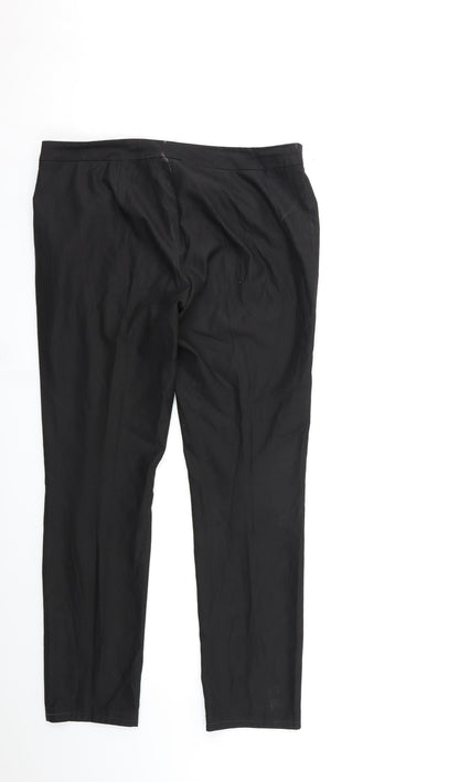 Womens UK Size 38 in Preworn Regular Fit  Black Trousers
