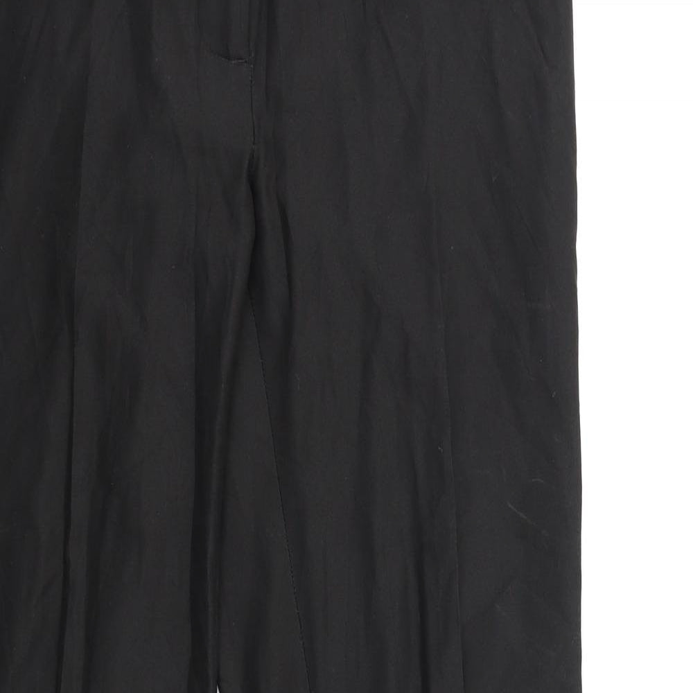 Womens UK Size 38 in Preworn Regular Fit  Black Trousers