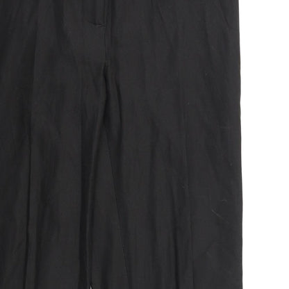 Womens UK Size 38 in Preworn Regular Fit  Black Trousers