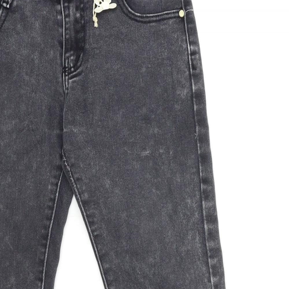 Womens UK Size 28 in Preworn Regular Fit Skinny Grey Jeans