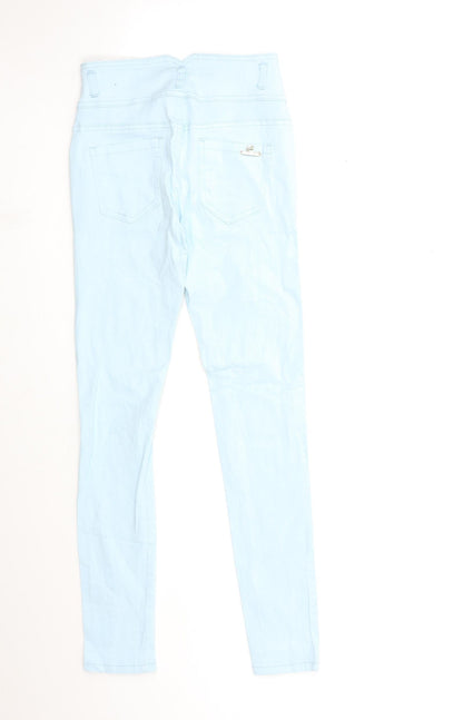 b&d Womens Blue  Denim Skinny Jeans Size S L27 in