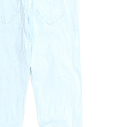 b&d Womens Blue  Denim Skinny Jeans Size S L27 in