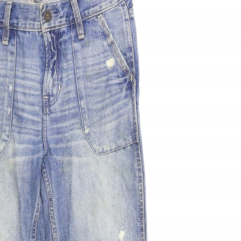 Hollister Womens Blue  Denim Skinny Jeans Size 25 in L29 in