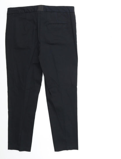 Preworn Womens Black   Trousers  Size 34 in L27 in